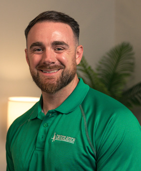 Chris Ohocinski, the licensed athletic trainer behind Joint Glide